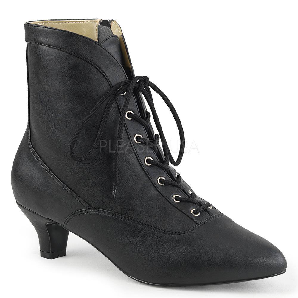 Pleaser Pink Label - FAB1005 Enkellaars - Zwart Product image